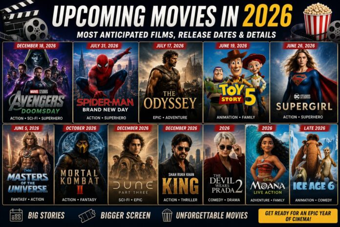 Upcoming Movies 2026