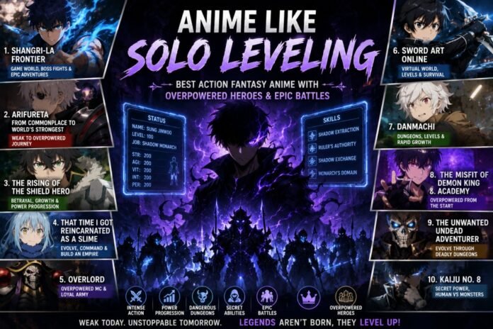 anime like solo leveling