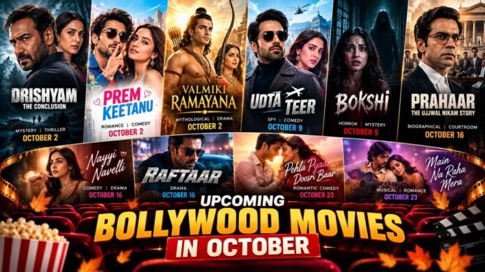 Upcoming Bollywood Movies in October